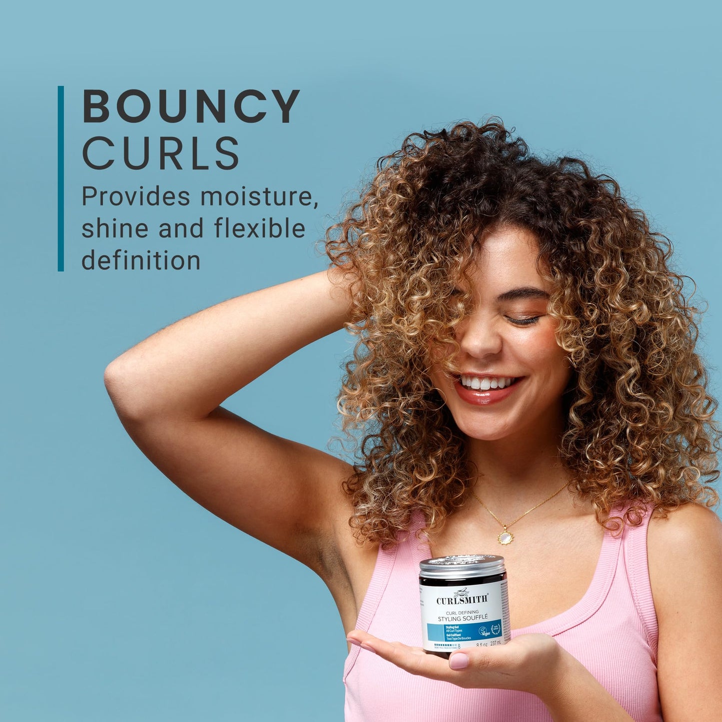 CURLSMITH - Curl Defining Styling Soufflé - Vegan Medium Hold Styling Gel