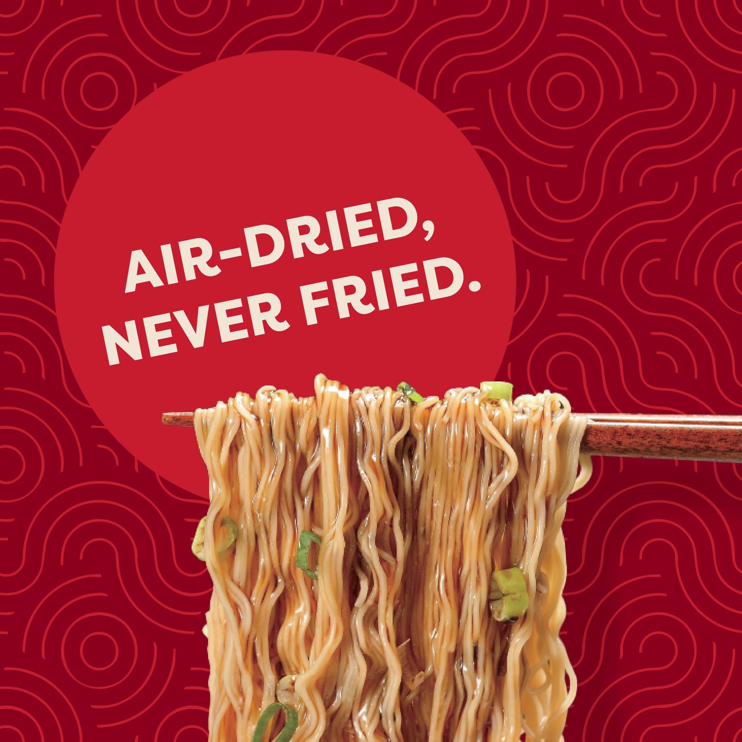 A-Sha Healthy Ramen Noodles - Original Sauce Pack Included, Premium Air Dried Instant Noodles - 24 Packs, 3.35oz each