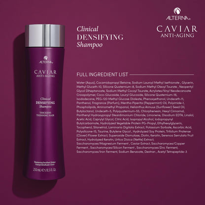 CAVIAR Anti-Aging Clinical Densifying Shampoo | For Fine, Thinning Hair | Thickens Hair, Protects Scalp | Sulfate Free