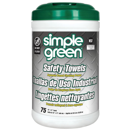 Simple Green Safety Towels 75 Ct