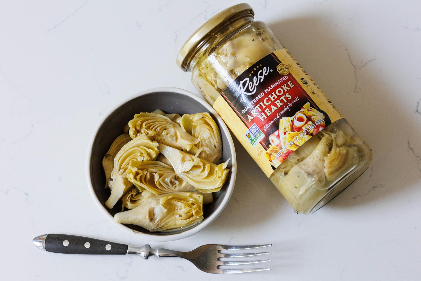 Reese Marinated Artichoke - 24 Ounces (Pack of 2)