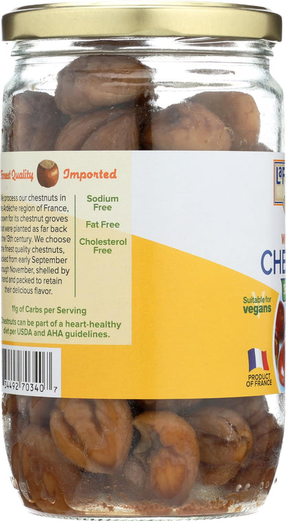 LA FORESTIERE Whole Roasted Chestnuts, 14.8 OZ