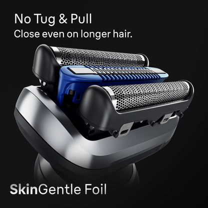 Braun Electric Shaver for Men, Series 7 7120s, Wet & Dry Shave, Turbo & Gentle Shaving Modes, Waterproof Foil Shaver, with Precision Trimmer, Space Grey