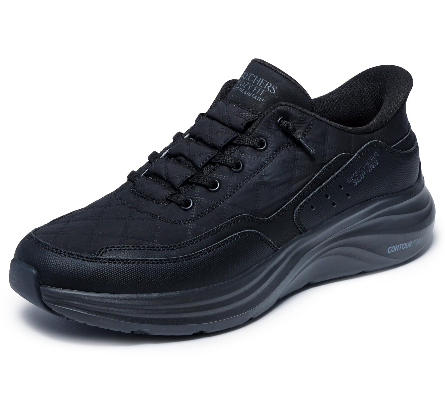 Skechers Men's Contour Foam Sr Cozy Fit Slip Ins