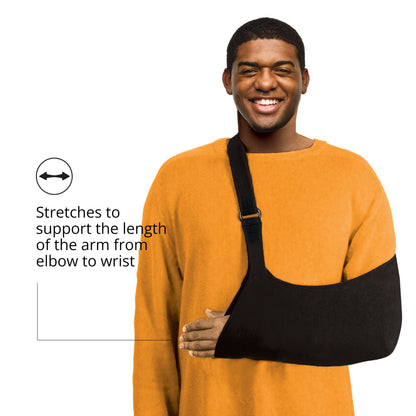 Brownmed - Joslin Sling Ultimate Arm Sling - Arm Sling for Men & Women to Support Shoulder, Elbow, or Wrist Injury - Arm Immobilizer, Shoulder Stabilizer & Rotator Cuff Support - Pro 3 XL