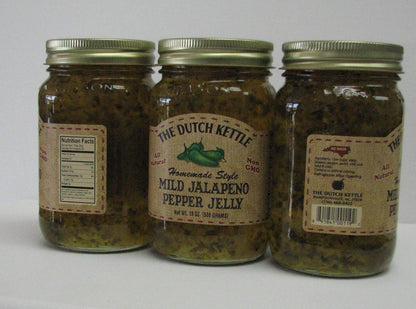 The Dutch Kettle Mild Jalapeno Jelly 2- 19 0z jars