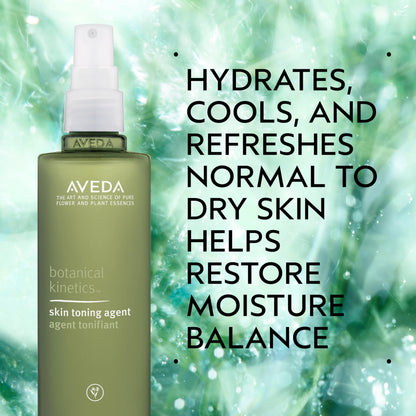Aveda Botanical Kinetics Skin Toning Agent | Hydrating Toner for Normal to Dry Skin | with Rosewater, 5.0 Fl Oz