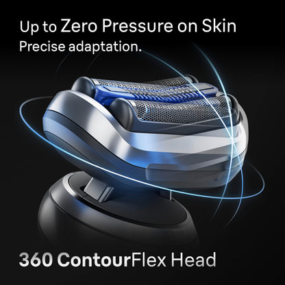 Braun Electric Shaver for Men, Series 7 7120s, Wet & Dry Shave, Turbo & Gentle Shaving Modes, Waterproof Foil Shaver, with Precision Trimmer, Space Grey