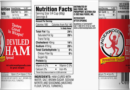 Underwood Deviled Ham Spread, 4.25 Ounce (Pack of 4)