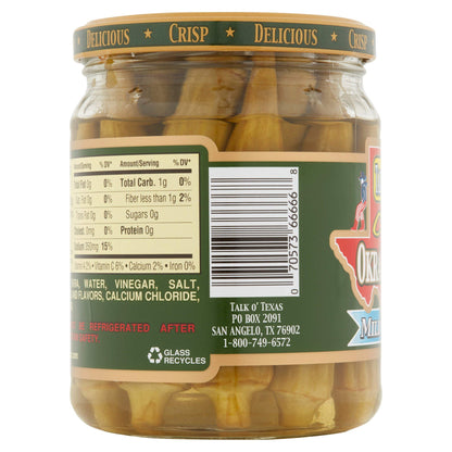 Talk O Texas Okra Pickled Mild (2 count) (Pack of 2)