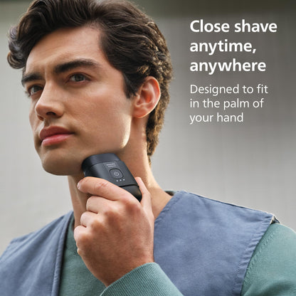 Philips Norelco Shaver 500 Series - Compact Electric Shaver, Lift & Cut System, SteelPrecision Blades, 3D Floating Heads, Wet & Dry Shave, Travel Case, Travel Lock, Magnetic Cap, Model S591/94