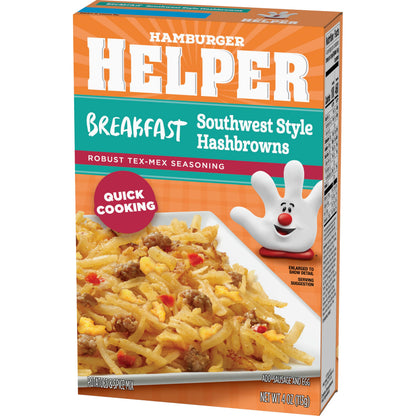 Hamburger Helper BREAKFAST Southwest Style Hashbrowns, 4 oz
