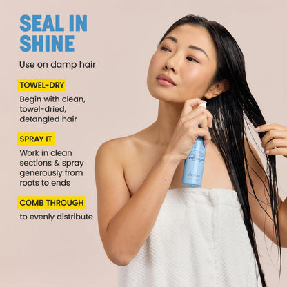 Drybar Liquid Glass Moisture-Rich Miracle Smoothing Sealant | Heat Protectant for Hair, Lasts Through 3 Washes for Long-Lasting Frizz Resistance and High-Shine Finish