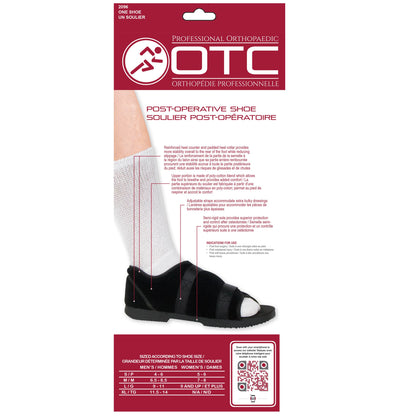 OTC Post-Op Shoe, Soft Top, for Men & Women, Medium