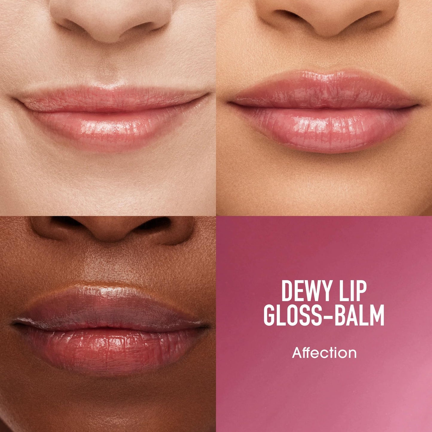 bareMinerals Dewy Lip Gloss-Balm, Hydrating Lip Gloss + Tinted Lip Balm Hybrid, Shine Finish + 24HR Hydration, For Soft + Smooth Lips, Non-Sticky, Vegan
