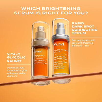 Murad Rapid Dark Spot Correcting Serum - Advanced Anti-Aging Formula with Patented Resorcinol Technology, Tranexamic and Glycolic Acids for Hyperpigmentation, Dark Spots and Dull Skin - 1 Fl Oz