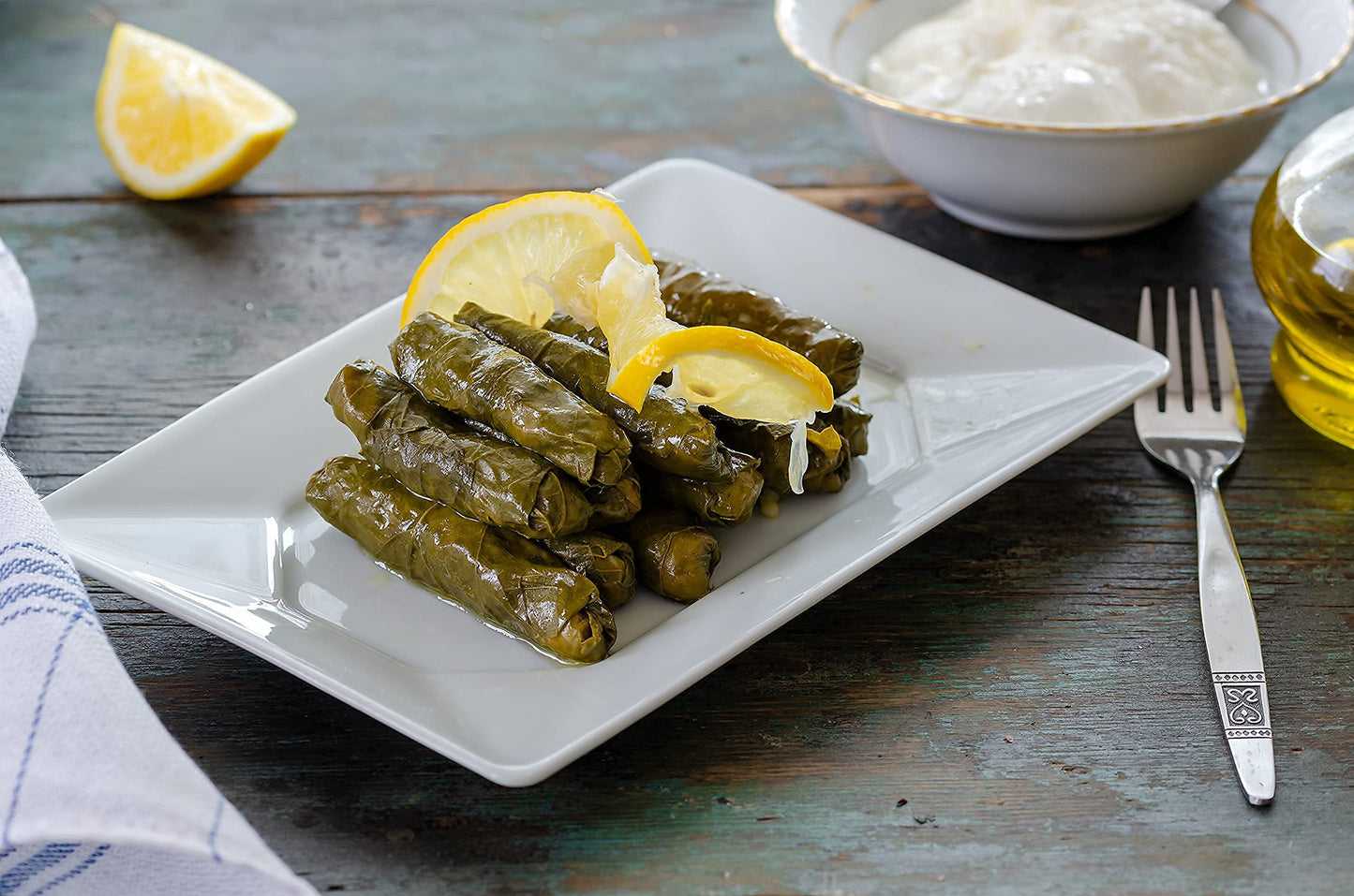 Kontos Dolmas Stuffed Grape Leaves with Rice • Bulk 4lbs•60 Dolmades Per Can-(Perfect appetizers on a Mezze Platter-Charcuterie Board-w/ hummus, tzatziki sauce or dip)-Ready To Eat-Kosher-Vegan Snacks On The Go