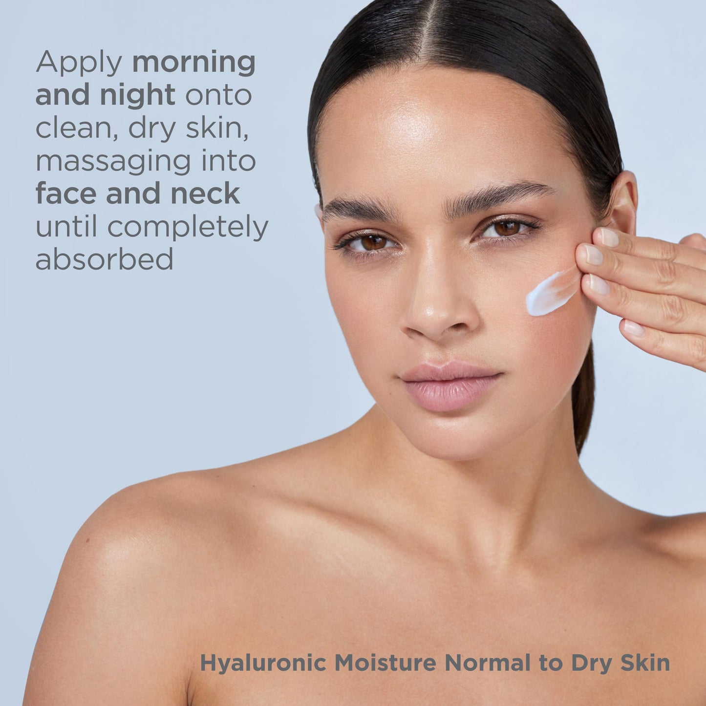 ISDIN Isdinceutics Hyaluronic Moisture Normal to Dry Skin Daily Face Moisturizer with Acid 1.76 Oz