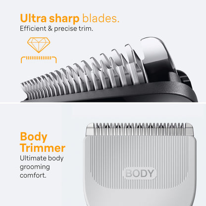 Braun All-in-One Style Kit Series 5 5471, 8-in-1 Trimmer for Men with Beard Trimmer, Body Trimmer for Manscaping, Hair Clippers & More, Ultra-Sharp Blade, 40 Length Settings, Waterproof