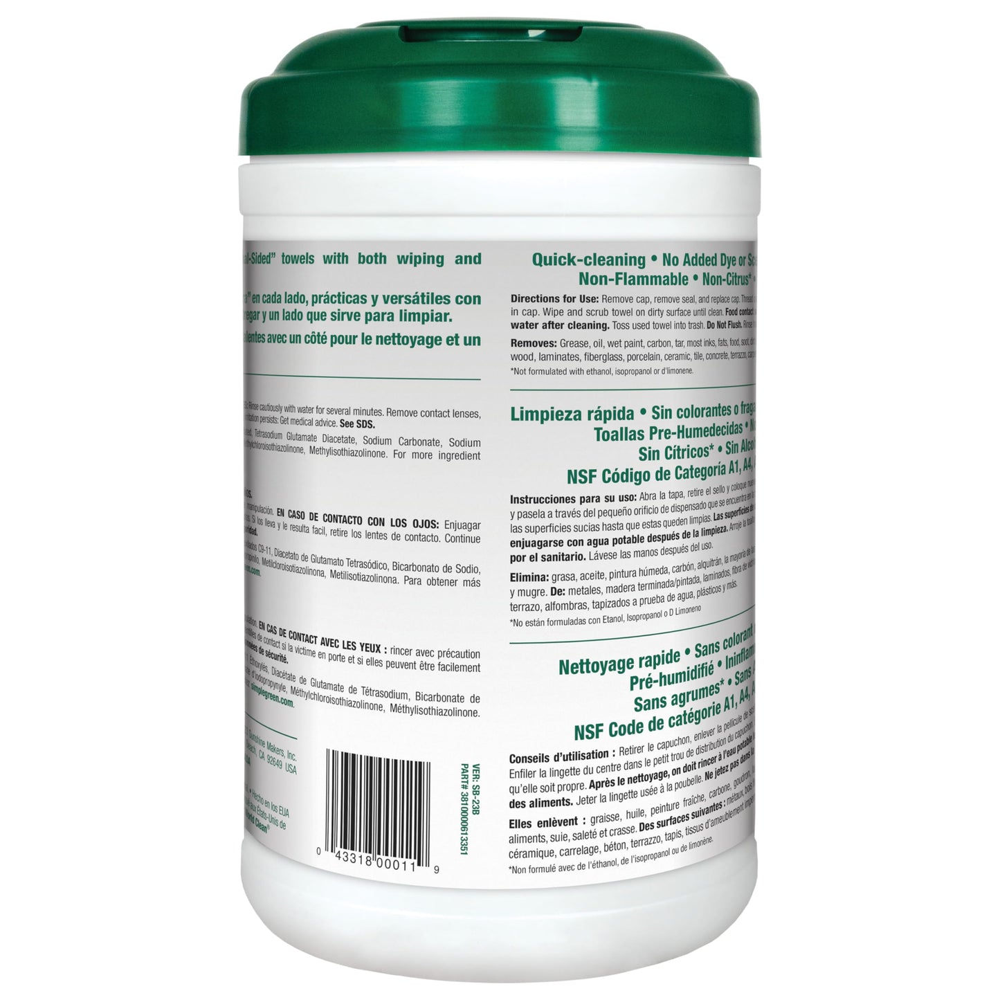 Simple Green Safety Towels 75 Ct