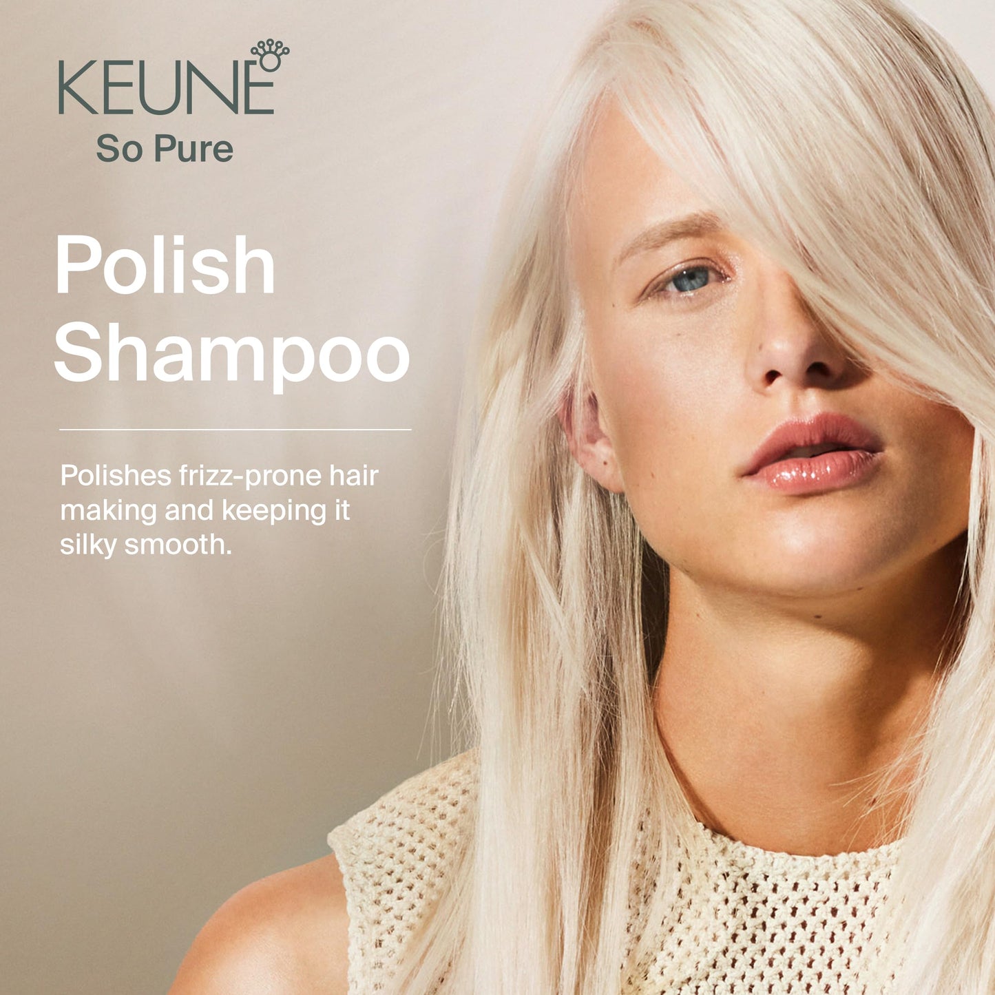 KEUNE So Pure Restore Shampoo, Hydrating and Gentle Cleansing Formula, Travel Size, 50ml
