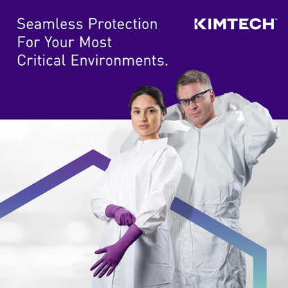 Ansell Kimtech™ Purple Nitrile™ Exam Gloves (55081), 5.9 Mil, Ambidextrous, 9.5”, Small, 100 Nitrile Gloves/Box