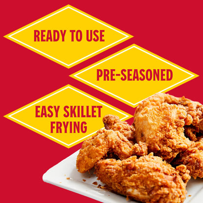 Louisiana Seasoned Chicken Fry Batter Pack of 3 Crispy Southern Coating Mix for Fried Chicken Delicious and Convenient