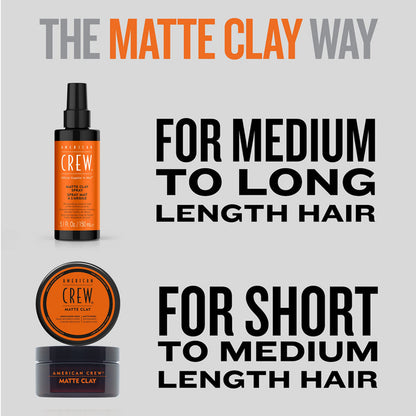 American Crew Matte Clay Spray 5.1 Fl Oz (Pack of 2)