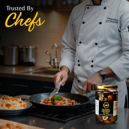 Luca’s Truffles 100% Italian Black Summer Truffle Carpaccio (270g) – Fresh Black Truffle Seasoning Slices Preserved in Extra Virgin Olive Oil & Salt – Gourmet Truffles for Meat, Fish, Pasta, or Salad Toppings