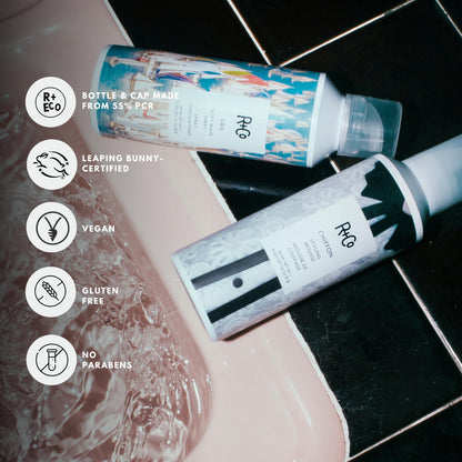 R+Co CHIFFON Styling Mousse – Lightweight Hair Foam, Adds Volume & Texture, All Hair Types