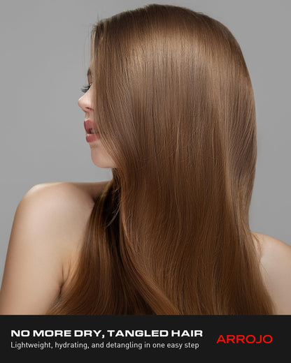 Arrojo ReFRESH Dry Conditioner Spray – Sulfate & Paraben-Free Leave In Hair Conditioner – Moisturizes, Reduces Frizz & Flyaways for All Hair Types, 4.5 oz.