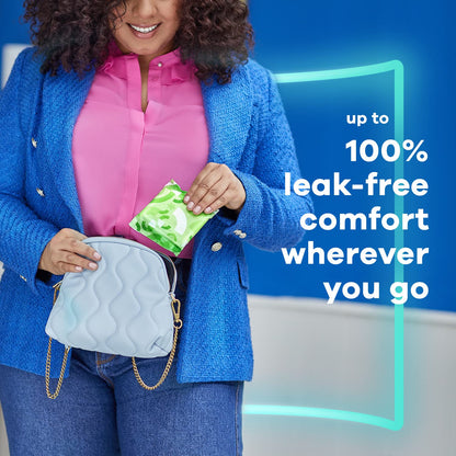 Always Maxi Feminine Pads for Women, Size 2 Long Super Absorbency, with Wings, Unscented, 60 Count (Pack of 2)