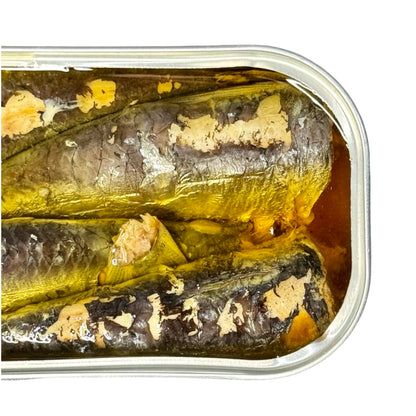 Fantis – Sardines in Oil – Wild-Caught, Premium Quality Spanish Sardines, Keto-Friendly, Ready to Eat, High Protein Seafood Snack, 4.375 oz, Pack of 6