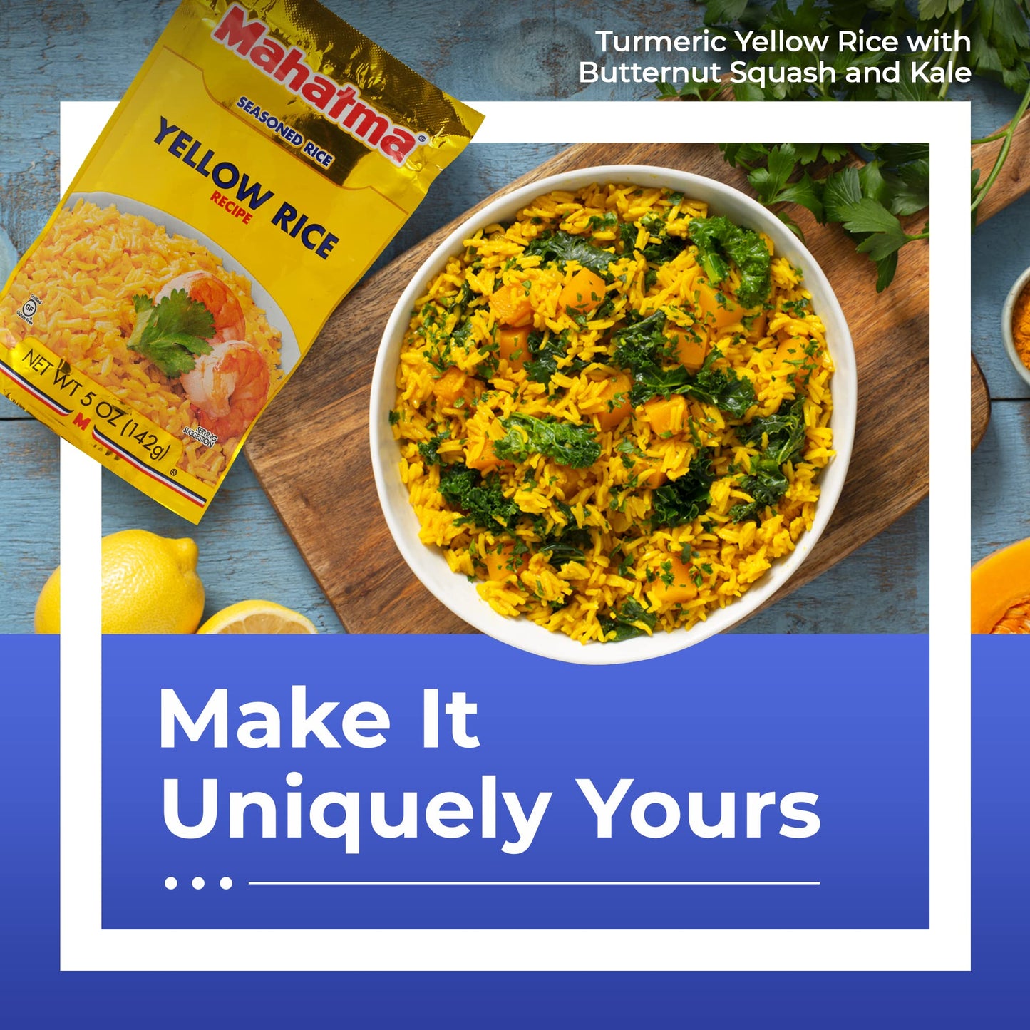 Mahatma Yellow Rice Mix, Long-Grain Rice, Stovetop or Microwave Rice, Gluten-Free and Kosher 20-Minute, 5 Ounces, Pack of 12