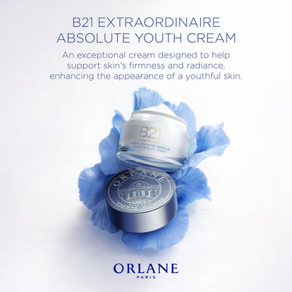 B21 Extraordinaire Absolute Youth Cream, Anti-Aging Cream, Exclusive Youth Reset Complex, 21 Amino Acids from Pale Iris Stem Cells, Active Defense Complex, 50ml, 1.7oz