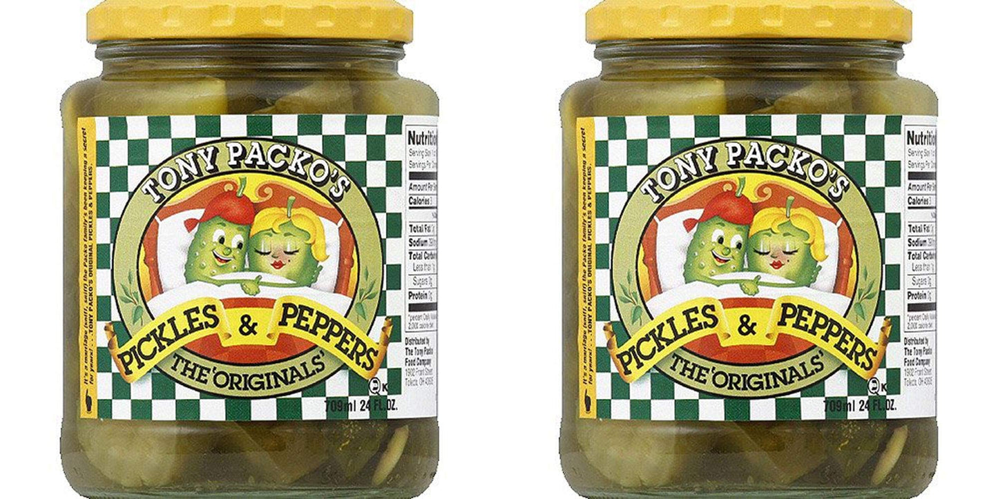 Tony Packo's Pickle & Pepper The Originals, 24 fl oz (Pack of 2)