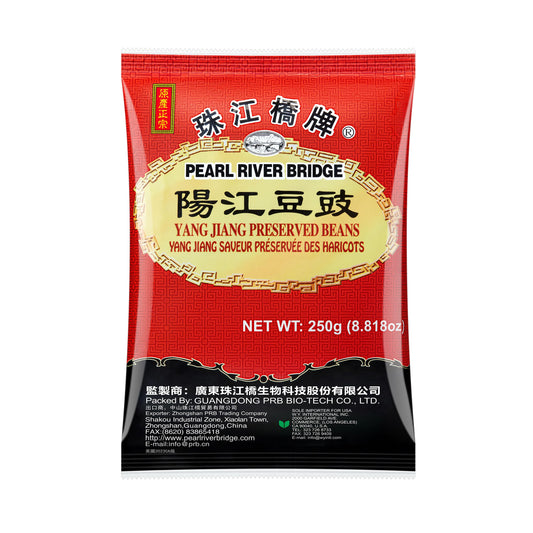 Pearl River Bridge Yang Jiang Flavor Preserved Beans, 250 g/8.82 oz.