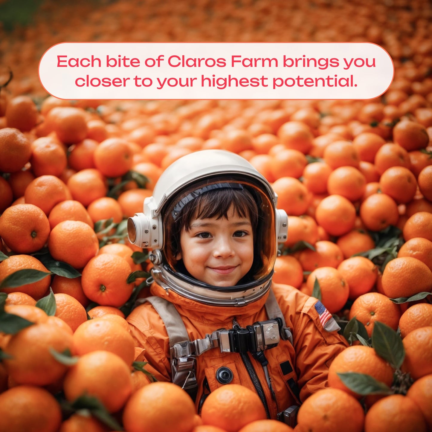 Claros Farm Organic Freeze-Dried Tangerines (25g) – Single-Ingredient, Resealable Dried Fruit Snacks w/No Sugar Added – Vegan, Gluten-Free, & Organic Fruit Snacks for Kids, Travel, & Baking