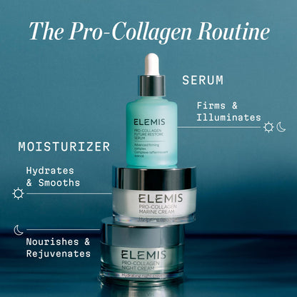 ELEMIS Pro-Collagen Marine Cream, Lightweight Anti-Wrinkle Daily Facial Moisturizer