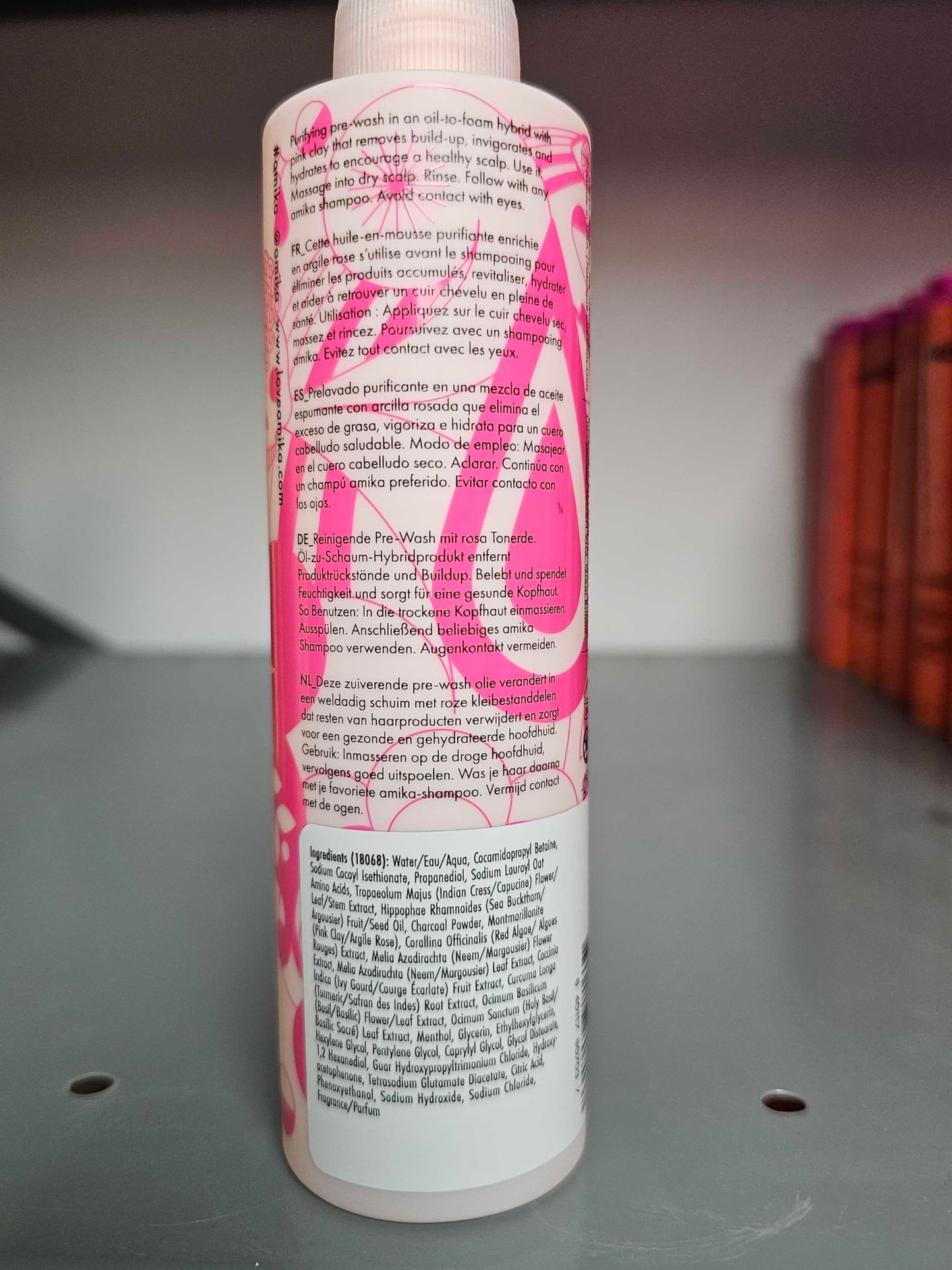 Amika Reset Pink Charcoal Scalp Cleansing Oil Unisex 6.7 oz (Pack of 1)