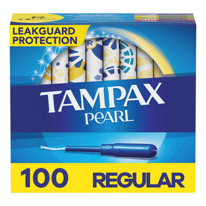 HOSPECO MT4 Maxithins Vended Sanitary Napkins #4 (Case of 250) and Tampax Pearl Tampons (100 Count)
