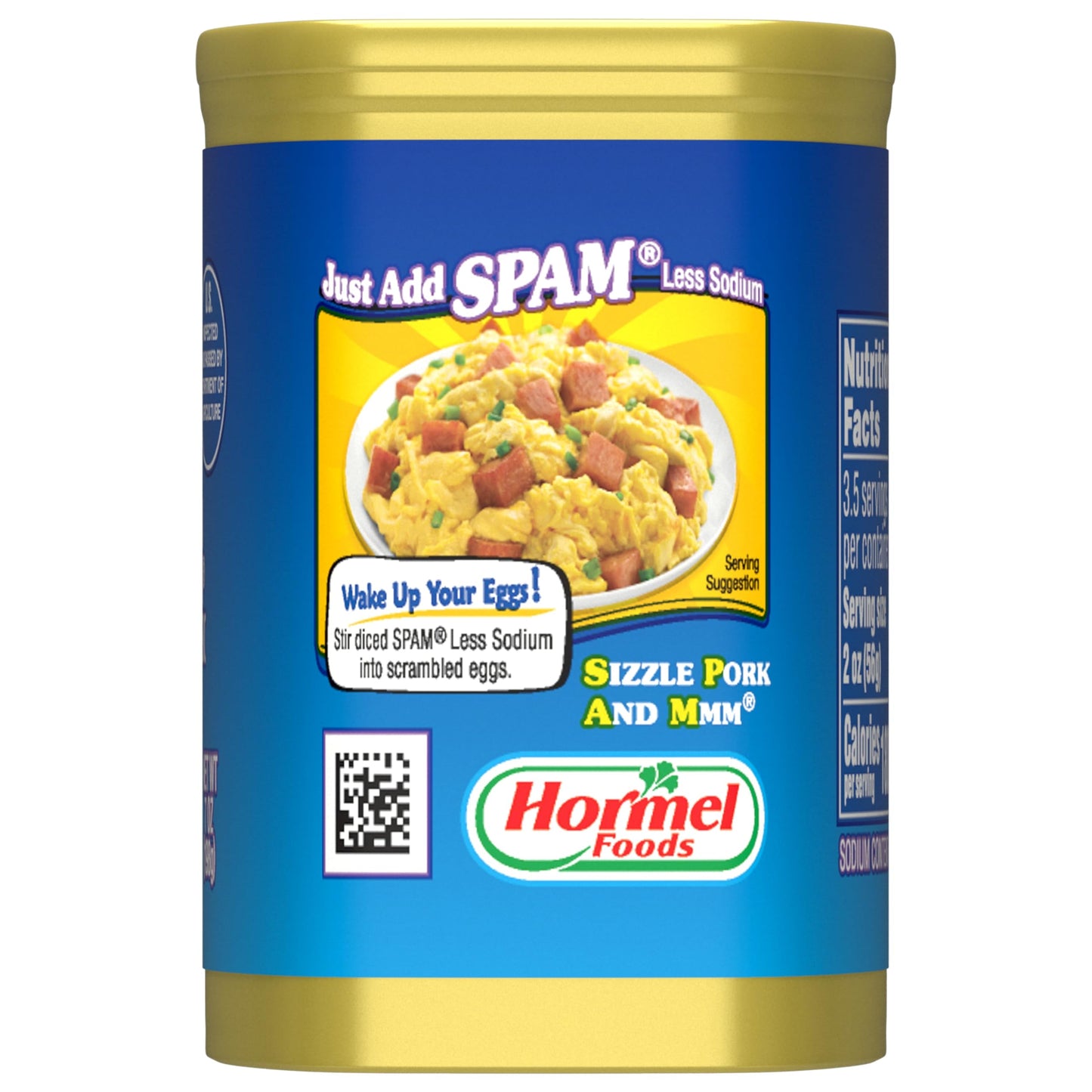 SPAM 25% Less Sodium,12-Pack, 7oz Cans