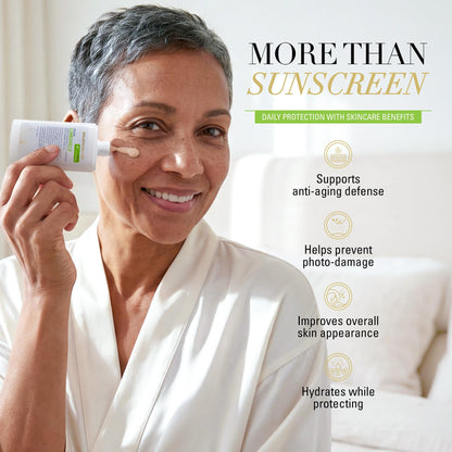 Goldfaden MD LumiShield SPF 50 Mineral Sunscreen - Zinc Oxide, Niacinamide & Vitamin C, Hydrating, No White Cast, 1.7 oz