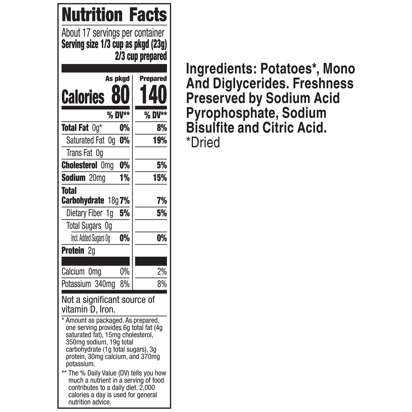 Betty Crocker Gluten Free Potato Buds Potatoes, 13.75 oz