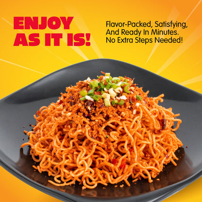 Mi Sedaap Korean Spicy Chicken Instant Fried Ramen Noodles (Pack of 40) – Made with Fresh Chili