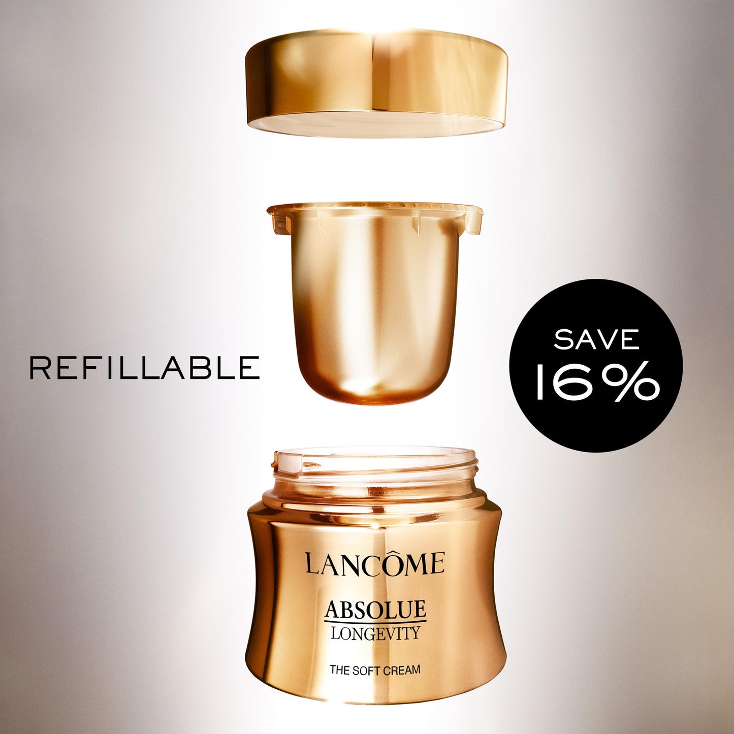 Lancôme Absolue The Soft Cream – Anti-Aging Moisturizer for Firmness, Hydration, All Skin Types: Targets Dullness, Dryness, Uneven Texture, Refillable