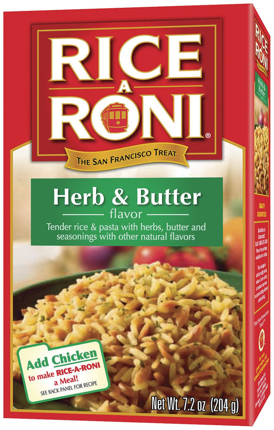 Rice a Roni Rice Mix, Herb and Butter, 7.2 Oz