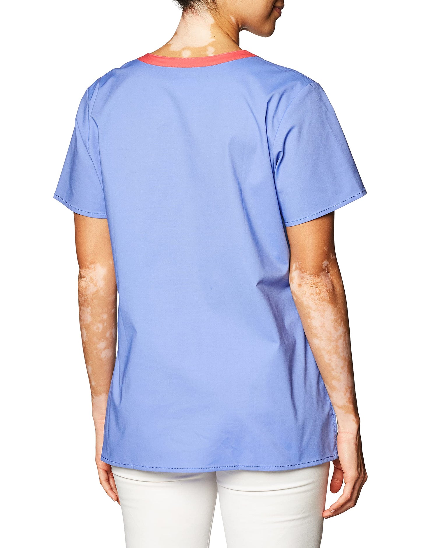 WonderWink Women's Wonderflex Patience Scrub Top, Ceil Blue, Small