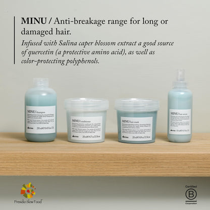 Davines MINU Hair Mask | Nourish and Brighten Color Treated Hair | Smooth and Add Shine