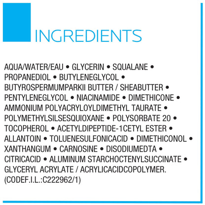 La Roche-Posay Toleriane Dermallergo Night Cream for Face, Intense Soothing Moisturizer with Vitamin E, Allergy Tested, for Sensitive Skin, Formerly Toleriane Ultra Night